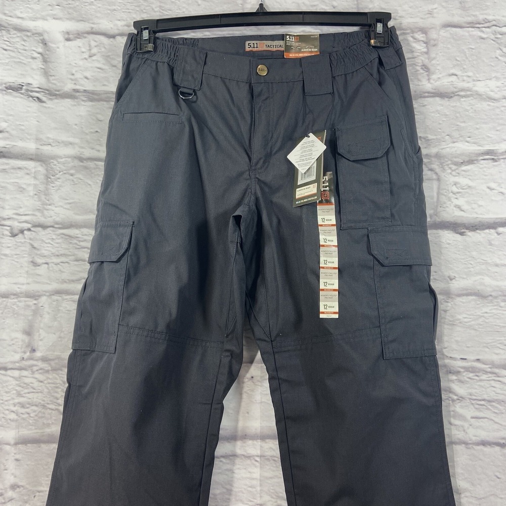 511 Tactical Series Pants Women's 12 Charcoal Cargo Straight Leg Military New - Picture 2 of 13